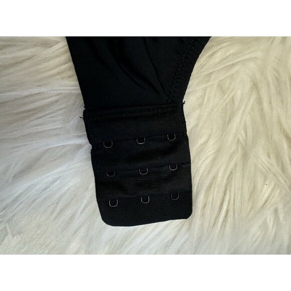 Olga Size 38C Black Cloud 9 Minimizer Bra Underwire Lace Trim G18961A - Picture 6 of 7